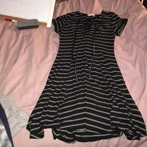 Striped Black and White Dress!